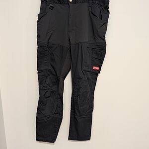 Men's Black Waterproof Utility Work Pants